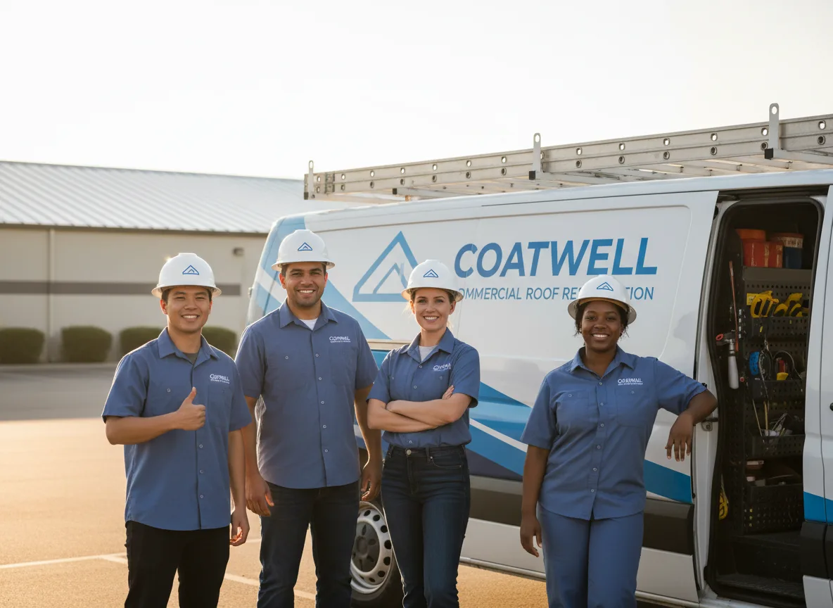 Commercial roof coating company in Stonewall, TX